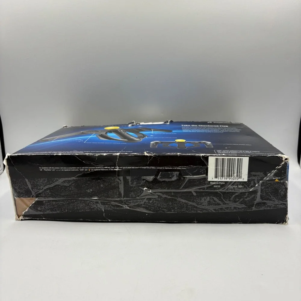 Sony PlayStation Move Racing Wheel PS3 Black CECHYA-ZWA1 Accessory OPEN BOX